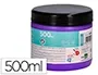 Liderpapel Pintura de Dedos Violeta Tarrina 500 cc Fácil Lavado Base Agua Sin Gluten Normativa Europea