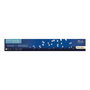 Lumineo Guirnalda micro LED multicolor con cristales y alambre plateado, 1,2 m
