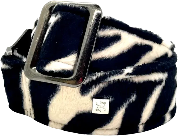 GETM Correa Guitarra Bajo Zebra Nailon Piel Terciopelo Ajustable 165cm