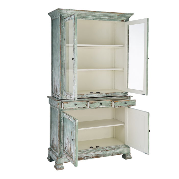 Alacena Madera Reciclada Salón 120 X 47 X 218 cm