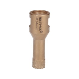 WOLFPACK LINEA PROFESIONAL Corona Diamante Ø 14 mm con Rosca M14