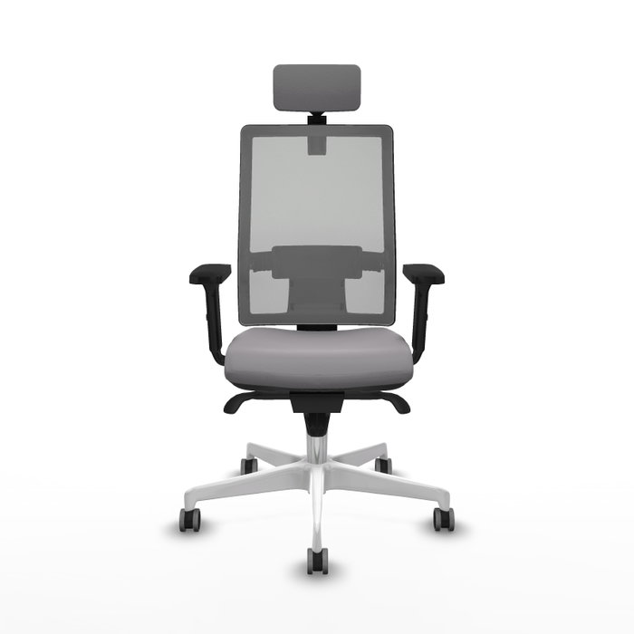 PIQUERAS Y CRESPO Silla de oficina Horna con mecanismo Sincro Gris PIQUERAS Y CRESPO Silla de oficina Horna con mecanismo Sincro Gris