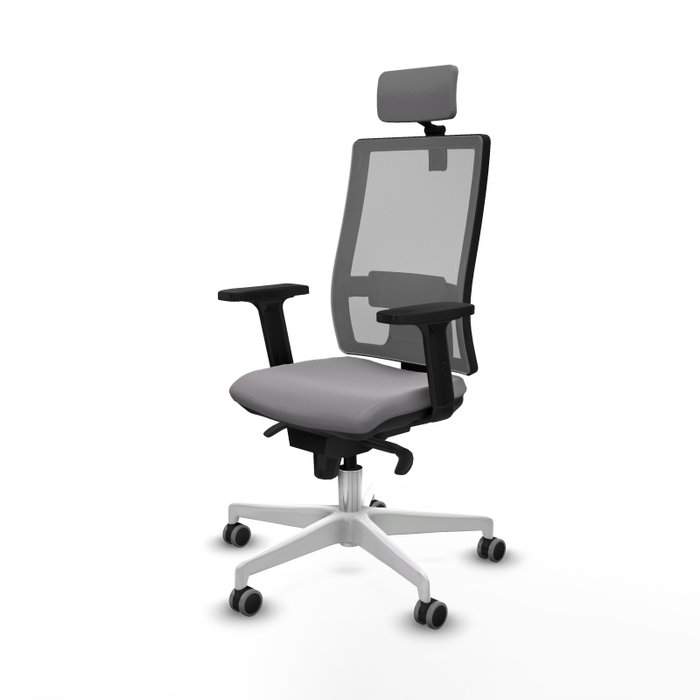 PIQUERAS Y CRESPO Silla de oficina Horna con mecanismo Sincro Gris PIQUERAS Y CRESPO Silla de oficina Horna con mecanismo Sincro Gris