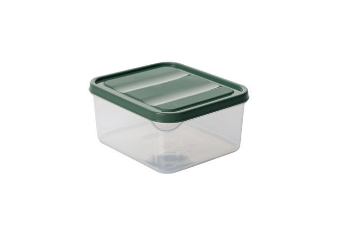 Hermia YBLLA10LU Cajas de almacenaje de plástico verde, Set de 10 piezas