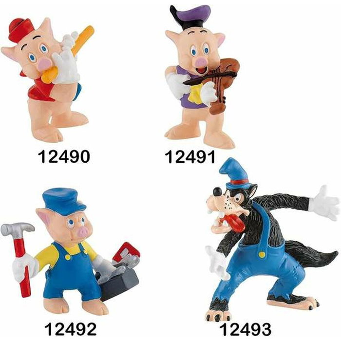 BULLYLAND Figura Cerdito con herramientas Los 3 Cerditos BULLYLAND Figura Cerdito con herramientas Los 3 Cerditos