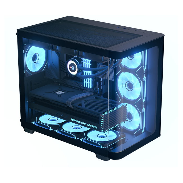 Aerocool P500C Midi Tower Negra con Vidrio Templado