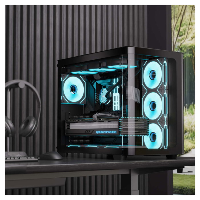 Aerocool P500C Midi Tower Negra con Vidrio Templado