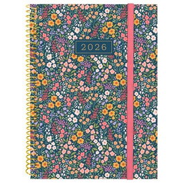 Finocam Agenda Espiral Design Collection E10-155x212 mm Svh Tapa Pp Flora 2026