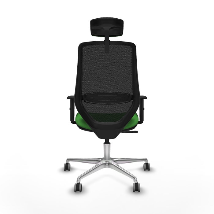 PIQUERAS Y CRESPO Silla de oficina Mardos con mecanismo Sincro, Verde y Negro