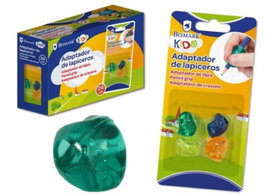 POESSA Blister de 4 adaptadores para lápices colores surtidos
