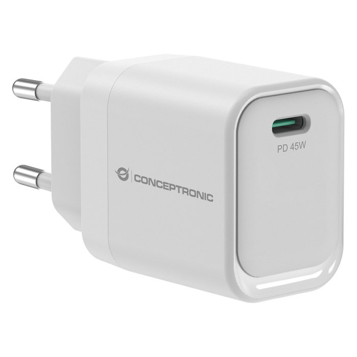 Conceptronic ALTHEA19W45 Cargador USB-C GaN de 45W Conceptronic ALTHEA19W45 Cargador USB-C GaN de 45W