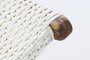 DKD Home Decor Butaca Scandi Blanco Natural 80 x 68 x 65 cm