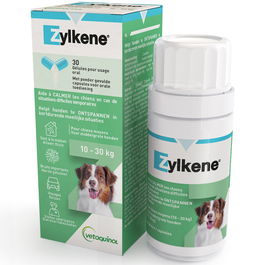 Vetoquinol Zylkene 225mg 30 Cápsulas para Perros y Gatos - Estabilizador de Comportamiento y Manejo del Estrés