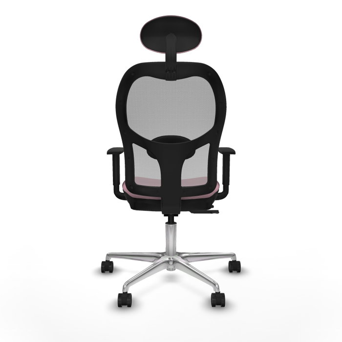 PIQUERAS Y CRESPO Silla de oficina Jorquera Rosa/Gris con Mecanismo Sincro/Traslack PIQUERAS Y CRESPO Silla de oficina Jorquera Rosa/Gris con Mecanismo Sincro/Traslack