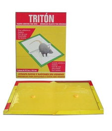 TRITON Trampa Adhesiva para Ratas y Ratones 24,5 x 18,5 cm