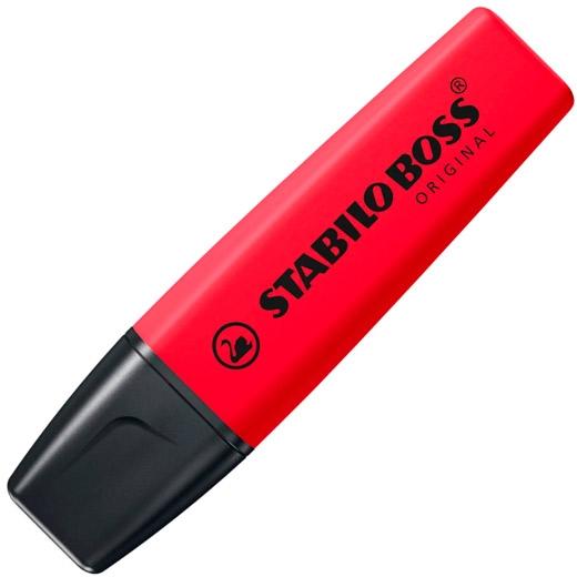 Stabilo STABILO BOSS ORIGINAL Marcador Fluorescente Rojo Real (Pack de 10) Stabilo STABILO BOSS ORIGINAL Marcador Fluorescente Rojo Real (Pack de 10)