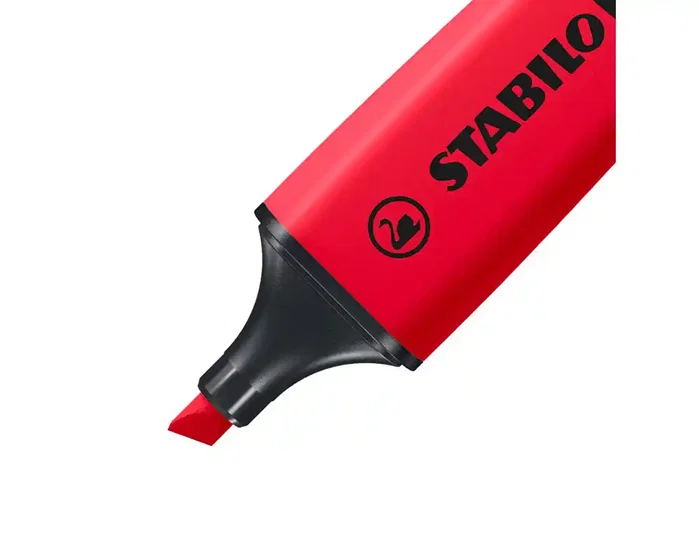 Stabilo STABILO BOSS ORIGINAL Marcador Fluorescente Rojo Real (Set de 10)