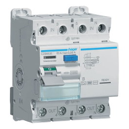Hager CDB663E Interruptor diferencial 4 polos 63A 30mA Tipo B