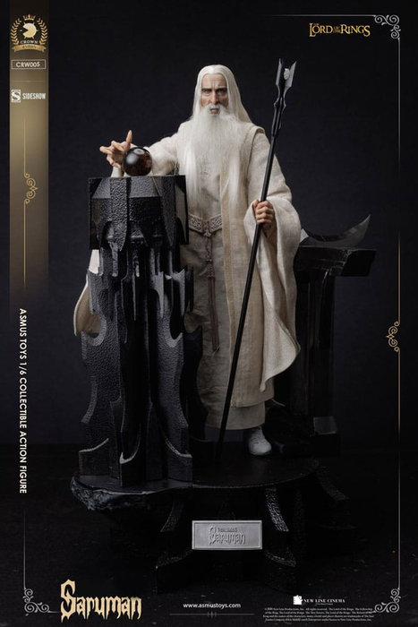 Asmus Collectible Toys El Señor de los Anillos Figura 1/6 Saruman 31 cm
