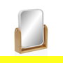 Versa Espejo de Mesa Blanco 1x/3x Aumentos ABS, Bambú y Espejo 5 x 20 cm (2 Unidades)