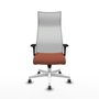 PIQUERAS Y CRESPO Sillón Albacete Mecanismo Sincro Marrón y Blanco