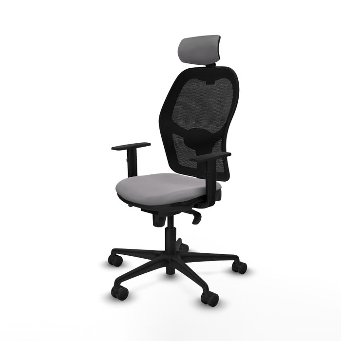 PIQUERAS Y CRESPO Silla de oficina Jorquera Gris/Negro