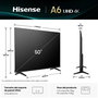 Hisense TV 50 Pulgadas LED 4K UHD Serie A6Q Modelo 50A6Q