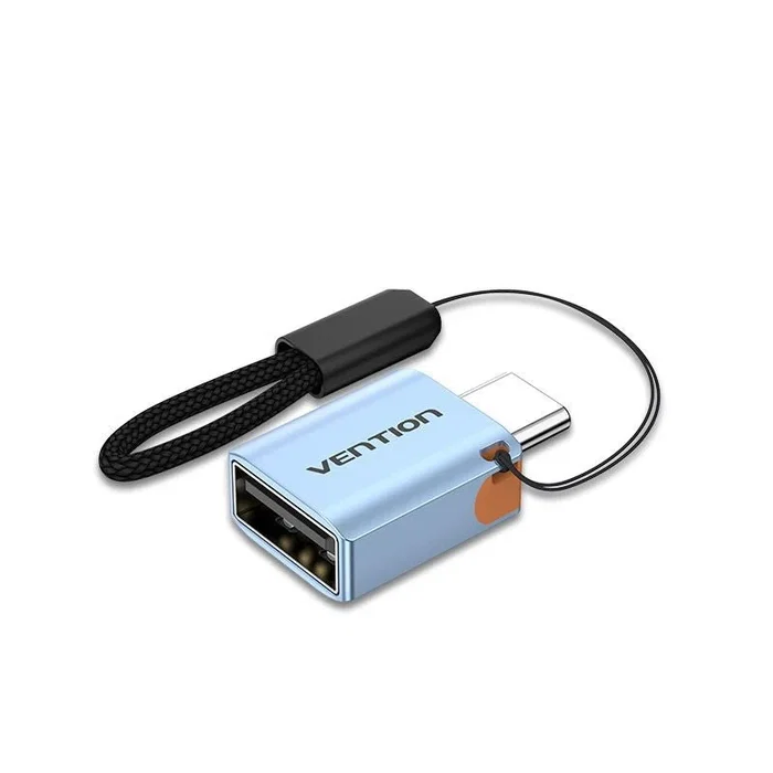 Vention CUBH0 Adaptador OTG USB Tipo-C Macho a USB Tipo-A Hembra Azul Vention CUBH0 Adaptador OTG USB Tipo-C Macho a USB Tipo-A Hembra Azul