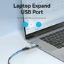 Vention Adaptador OTG USB 3.1 CUBH0 USB Tipo-C Macho a USB Hembra Azul