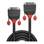 Lindy 36252 Cable DVI a DVI Negro 2m, Cable de Vídeo Digital DVI-D Macho a Macho