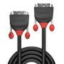 Lindy 36252 Cable DVI-D Dual Link Black Line 2m Negro