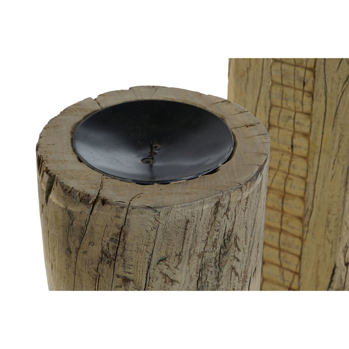 DKD Home Decor Columna de Teca Marrón 28x28x94