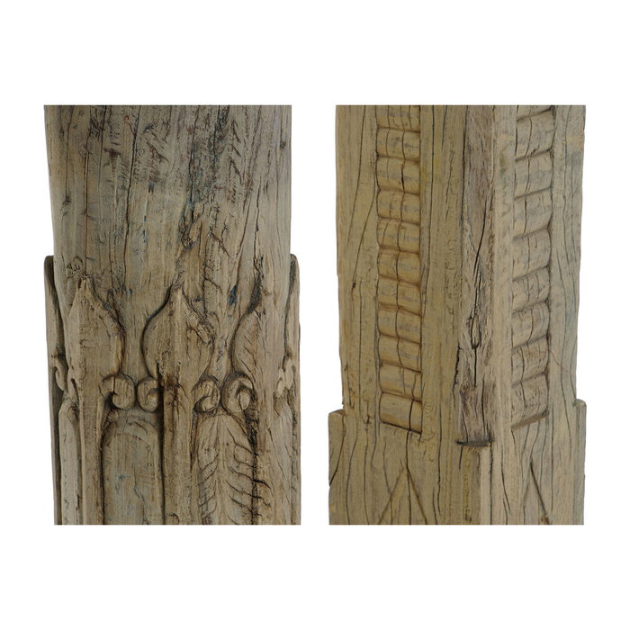 DKD Home Decor Columna de Teca Marrón 28x28x94