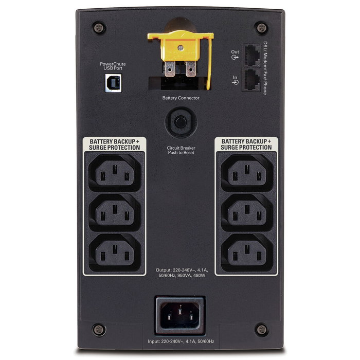 SAI Interactivo APC Back-UPS 480 W