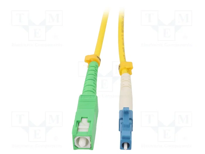 QOLTEC Cable de conexión de fibra óptica LC/UPC-SC/APC 20m 9/125um
