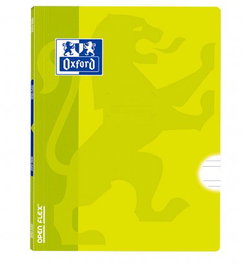 Libreta Grapada Oxford School Openflex A4 48H Pauta 3,5 Lima (Set de 10)