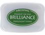 Tsukineko Almohadilla de tinta BRILLIANCE tomillo perlado efecto nacarado 95x65mm