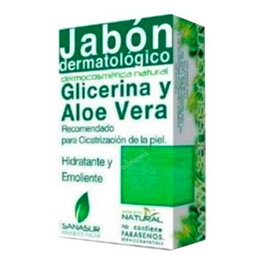 SANASUR Jabon Glicerina Aloe Vera 100Gr