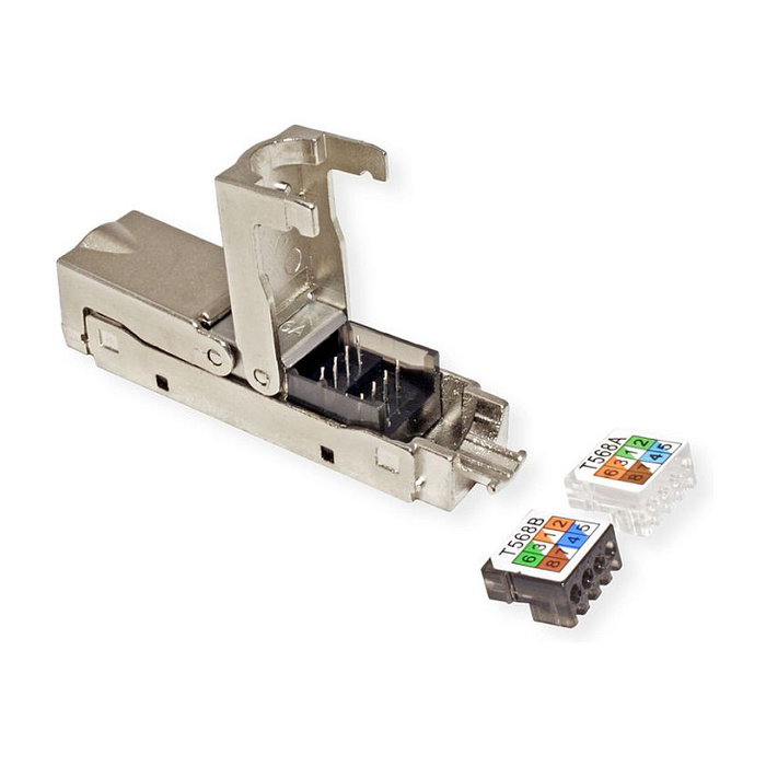 VALUE Módulo de conexión de cable Cat.6A (Class EA) STP Plata VALUE Módulo de conexión de cable Cat.6A (Class EA) STP Plata