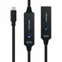 Nanocable Cable Prolongador USB 3.2 Gen1 USB-C Macho a USB-C Hembra 10 m Negro