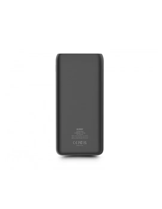 Urban Factory UPB15UF Batería Externa Power Bank 10000 mAh Negro, Polímero, Carga USB-C, 2 Puertos USB-A (2.1A)