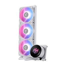 MSI MPG CORELIQUID P13 360 White AIO CPU Cooler con Pantalla IPS, 3 Ventiladores de 120 mm, Blanco - 306-7ZWGA21-L80
