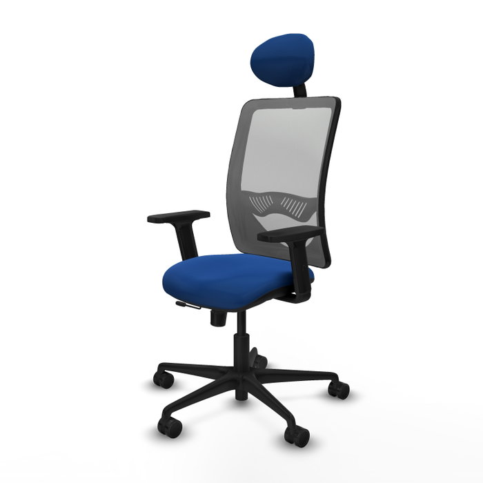 PIQUERAS Y CRESPO Silla de oficina Zulema Azul y Gris PIQUERAS Y CRESPO Silla de oficina Zulema Azul y Gris