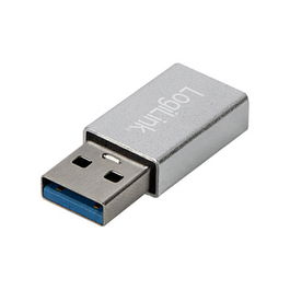 LogiLink AU0056 Adaptador USB 3.2 Macho a USB-C Hembra Plata