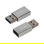 LogiLink AU0056 Adaptador USB 3.2 Macho a USB-C Hembra Plata
