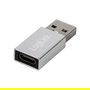 LogiLink AU0056 Adaptador USB 3.2 Macho a USB-C Hembra Plata