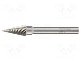 ALPEN-MAYKESTAG Lima rotatoria con punta de cono de 4mm y espiga de 3mm