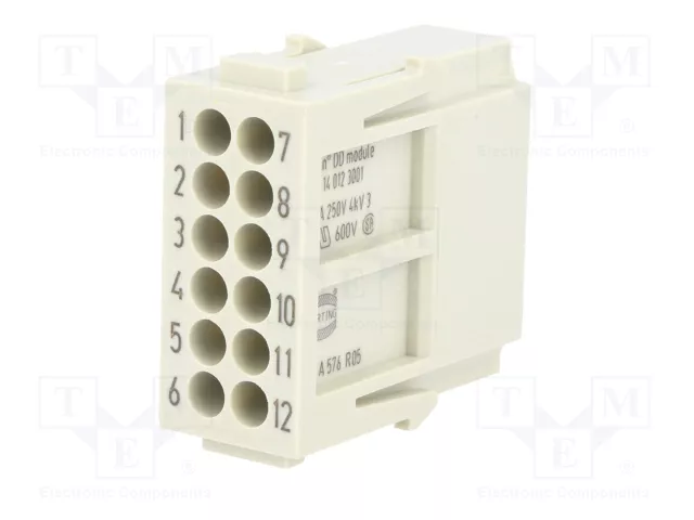 HARTING Han-Modular® Módulo Macho HDC de 12 Pines