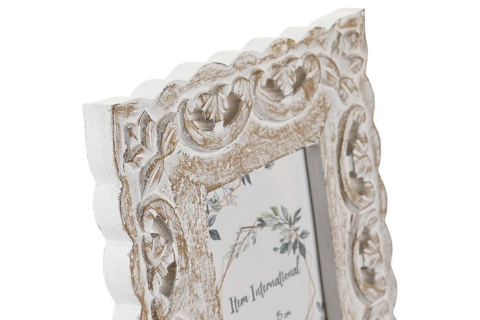Marco Foto 10X15 Shabby DKD Home Decor Marron Claro 1.5 x 25 x 20 cm (6 Unidades)