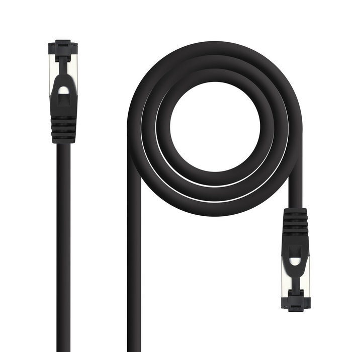 Nanocable Cable de Red Cat.8.1 SSTP AWG26, 3m, Negro